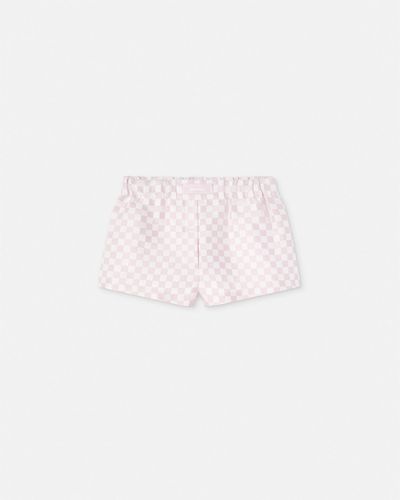 Versace Contrasto Duchesse Boxer Shorts - Pink