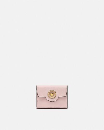 Versace La Medusa Trifold Wallet - Pink