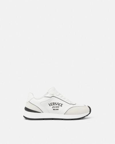 Versace Milano Runner Sneakers - White