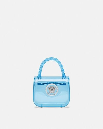 Versace La Medusa Transparent Mini Bag - Blue