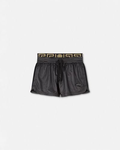 Versace Greca Border Gym Shorts - Black