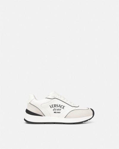 Versace Milano Runner Sneakers - White
