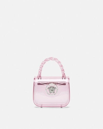 Versace La Medusa Transparent Mini Bag - Pink