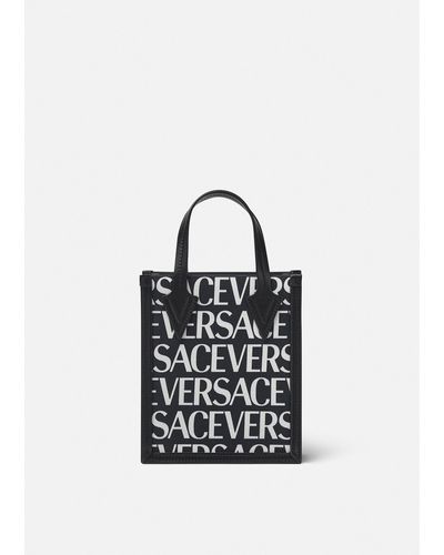 Versace Allover Crossbody Bag - White