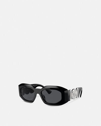 Versace Maxi Medusa Biggie Sunglasses - White