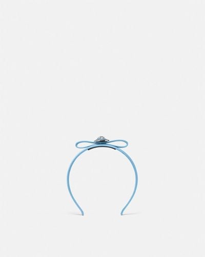 Versace Gianni Ribbon Headband - Blue