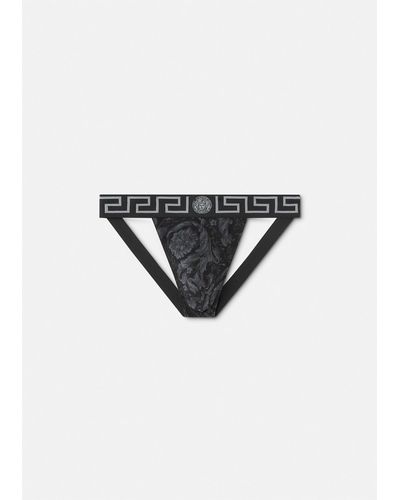 Versace Barocco Jockstrap - Black