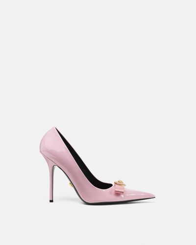 Versace Gianni Ribbon High Pumps - Pink