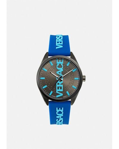 Versace V-vertical Watch - Blue