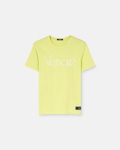 Versace 1978 Re-edition Logo T-shirt - Yellow