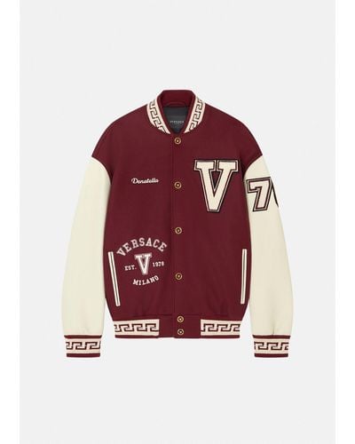 Versace Varsity Jacket - Red