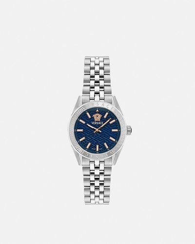 Versace V-code Lady Watch - Blue
