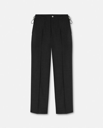 Versace Straight-fit Pants - Black