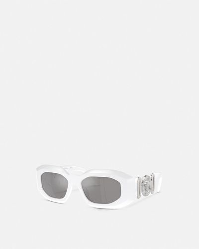 Versace Maxi Medusa Biggie Sunglasses - White