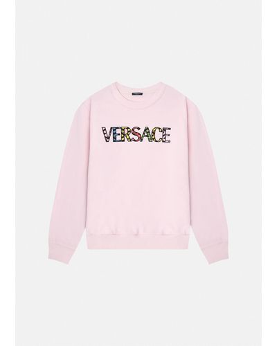 Versace Logo Sweatshirt - Pink