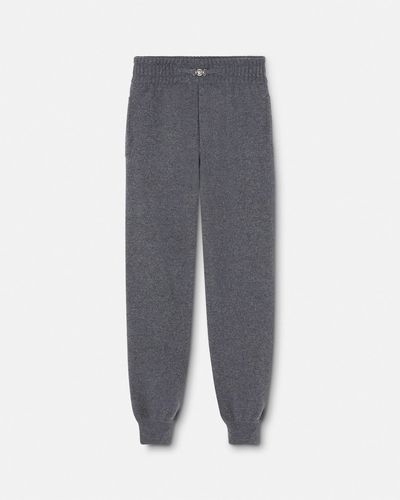 Versace Cashmere-blend Sweatpants - Gray