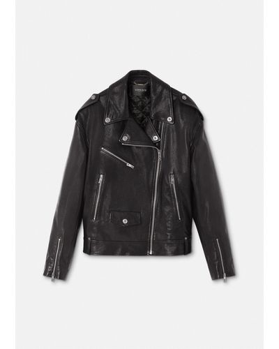 Versace Leather jackets for Women | Online Sale up to 70% off | Lyst