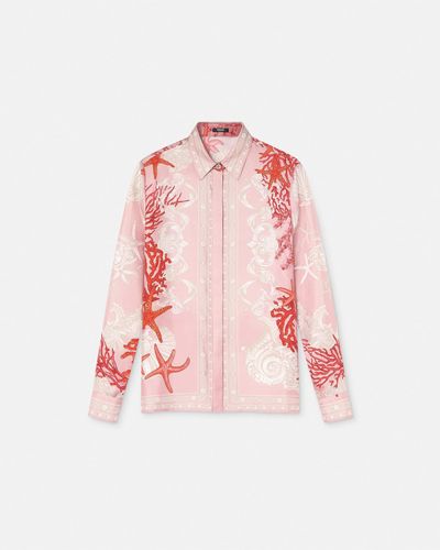 Versace Barocco Sea Silk Shirt - Pink