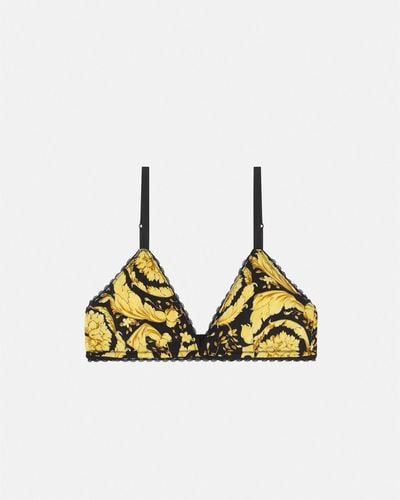 Versace Brassière Triangle Barocco - Metallic