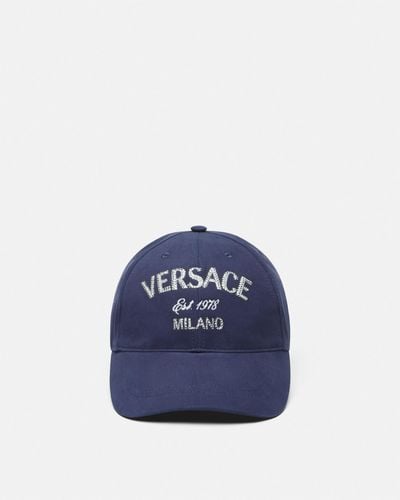 Versace Milano Stamp Baseball Cap - Blue