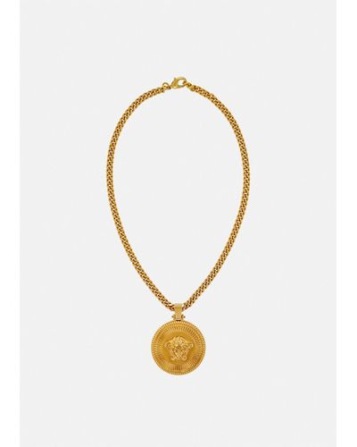 Versace Medusa Biggie Necklace - Metallic