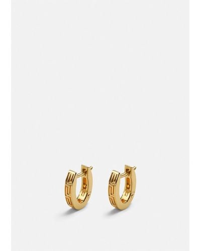 Versace Greca Earrings - Metallic
