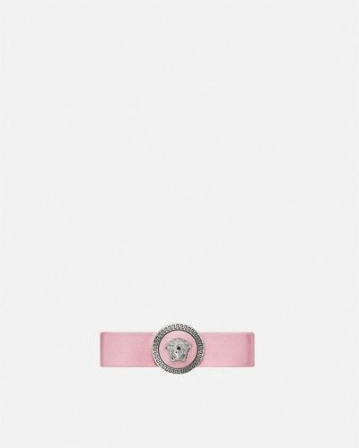 Versace Left Gianni Ribbon Hair Pin - Pink