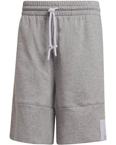 adidas Comfy And Chill Fleece Shorts - Grey