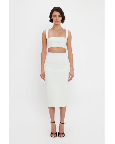 Victoria Beckham Vb Body Bandeau In White