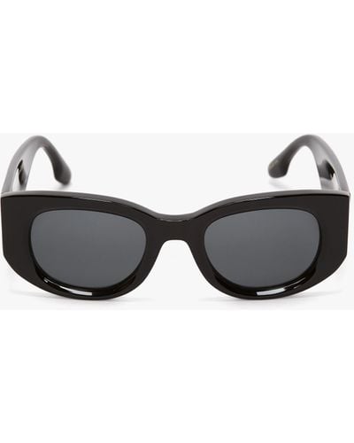 Victoria Beckham Monogram Detail Sunglasses - White