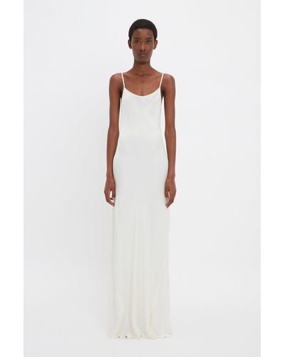 Victoria Beckham Floor-length Cami Dress - White