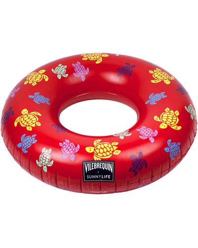 Vilebrequin Inflatable Pool Ring Ronde Des Tortues - Red