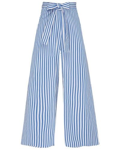 Vilebrequin Pantalon en voile de coton femme - pantalon - legende - Bleu