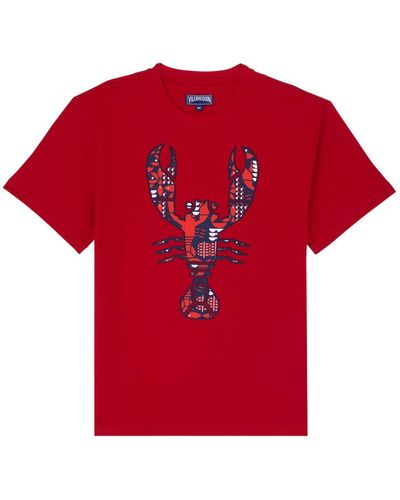 Vilebrequin T-Shirt Uomo Oversize - Rosso