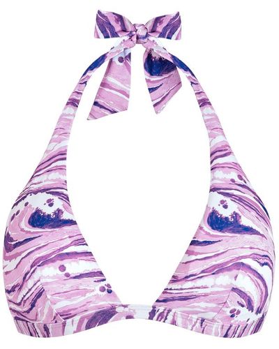 Vilebrequin Haut de maillot de bain foulard wave - maillot de bain - fleche - Violet