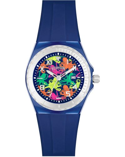 Vilebrequin Silicone Watch Multicolor Octopus - Blue