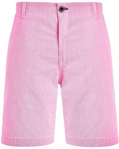 Vilebrequin Cotton Bermuda Shorts Seersucker - Pink