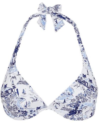Vilebrequin Haut de maillot de bain avec armatures femme riviera - faith - Bleu