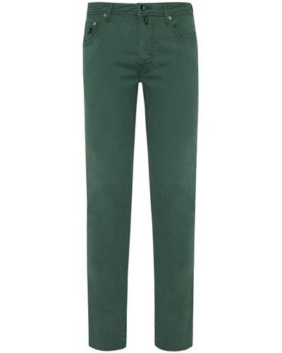 Vilebrequin Pantalon en gabardine de coton 5 poches homme - gbetta18 - Vert