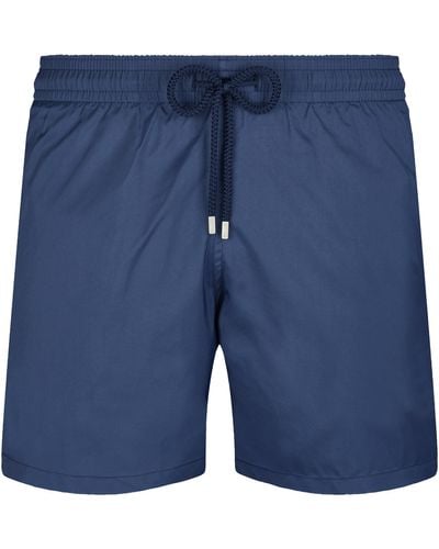 Vilebrequin Swim Trunks Ultra-light And Packable Solid - Blue