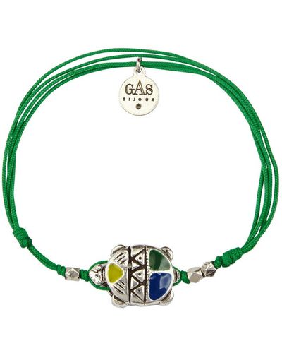 Vilebrequin Bracelet lien tortue emaillée - bracelet - tortue - Vert
