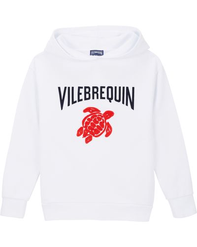 Vilebrequin Kapuzenpullover Mit Aufgesticktem Logo Für Jungen - Weiß