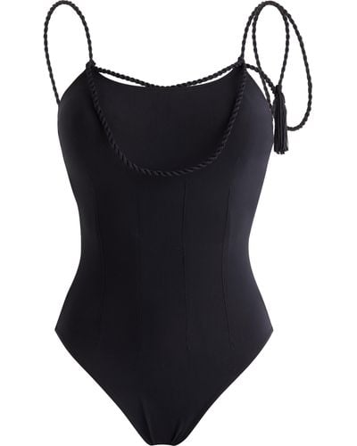 Vilebrequin Rope One-piece Swimsuit Tresses - Black