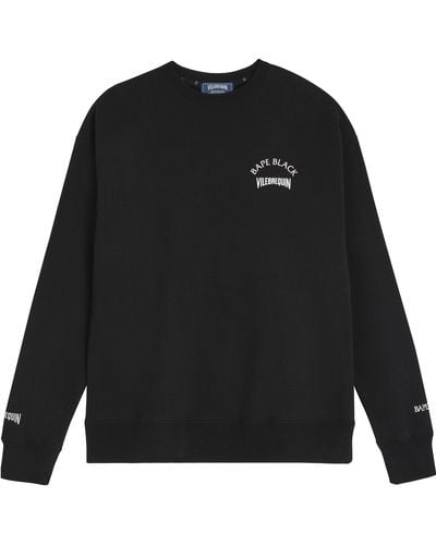 Vilebrequin X Bape® Black Sweatshirt Aus Baumwolle Für Herren - Schwarz