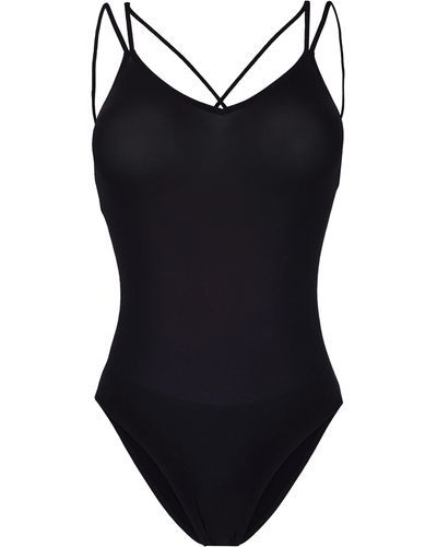 Vilebrequin One-piece Swimsuit Second Skin Effect - Black