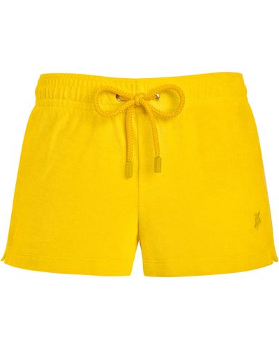 Vilebrequin Terry Cloth Shorty Solid - Yellow