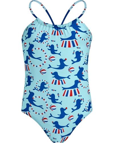 Vilebrequin Circus Badeanzug Für Mädchen - Blau