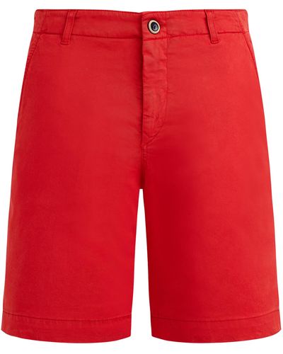 Vilebrequin Satin Bermuda Shorts Solid - Red