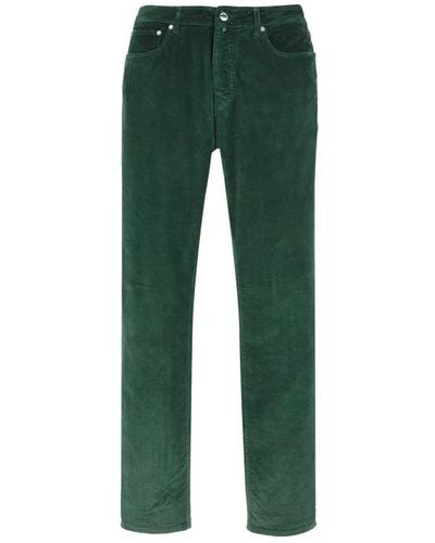 Vilebrequin Pantalon en velours côtelé 5 poches homme 1500 raies - gbetta18 - Vert