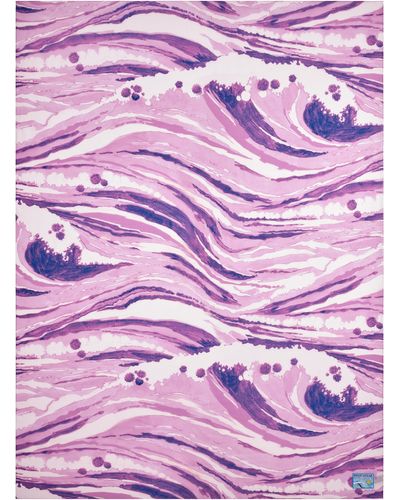 Vilebrequin Cotton Pareo Wave - Purple